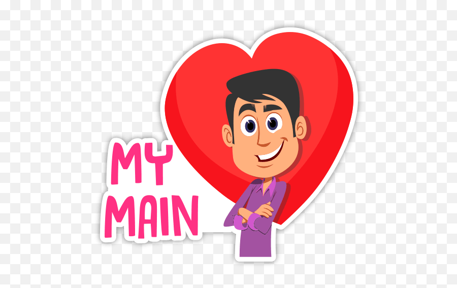 Couple Mushy Stickers - Happy Emoji,My Love Emoji