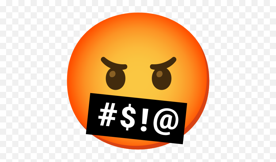 Face With Symbols On Mouth Emoji - Emoji,Mouth Emoji