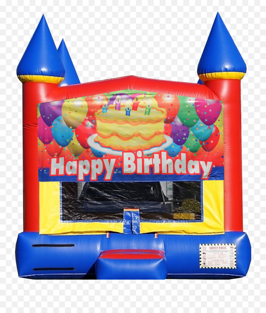 Bounce House Rentals Murfreesboro - Happy Birthday Bounce House Emoji,12 Rainbow Emoji Bounce Balls Birthday Cool Party