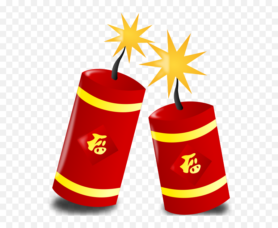 Free Free Chinese New Year Clipart Download Free Clip Art - Firecracker Chinese New Year Clipart Emoji,Free Happy New Years Emoticons
