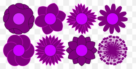 Free Violet Purple Vectors - Clipart Flower Shapes Emoji,Emotion Leaf Friendship Violet
