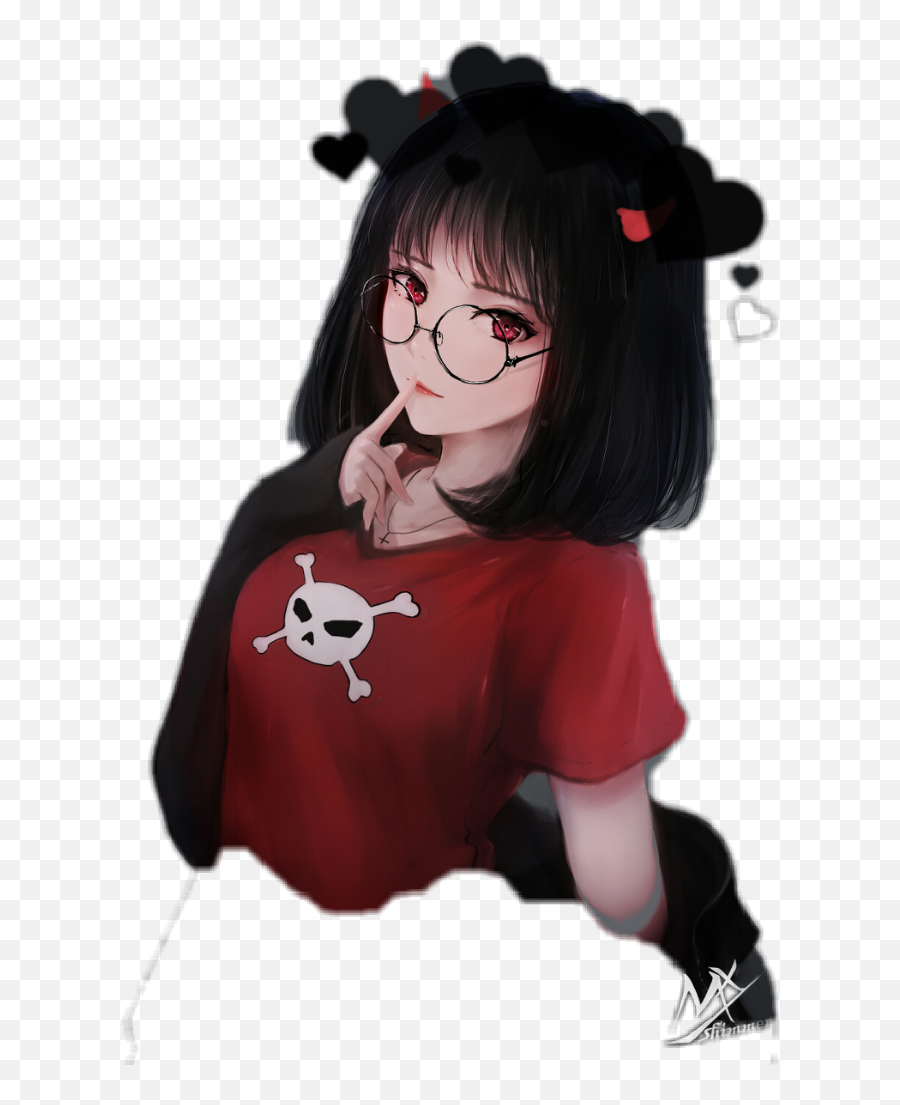 Anime Devil Girl Image By Hê Føx - Best Anime Profile Picture Hd Emoji,Girl Devil Emoji