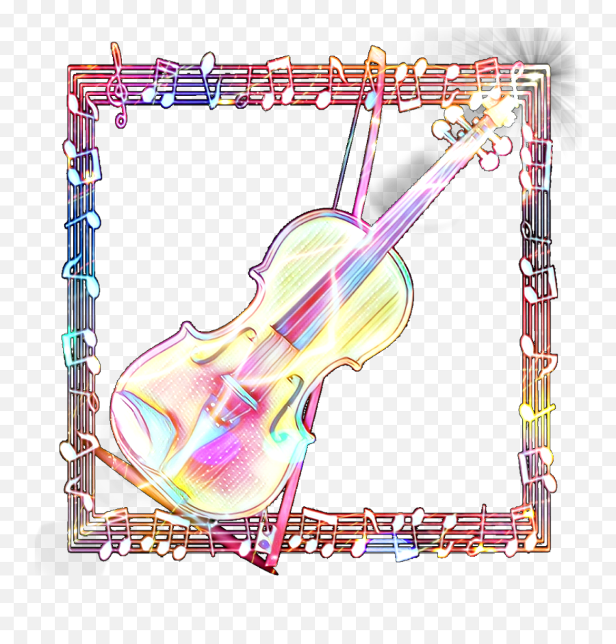 Freetoedit Music Violín Sticker - Vertical Emoji,Emoticon De Notas Musicas
