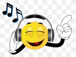 Samuel Smiley Smiliy Headphones Public - Music Emoji With Headphones,Spongebob Lauph Emoji
