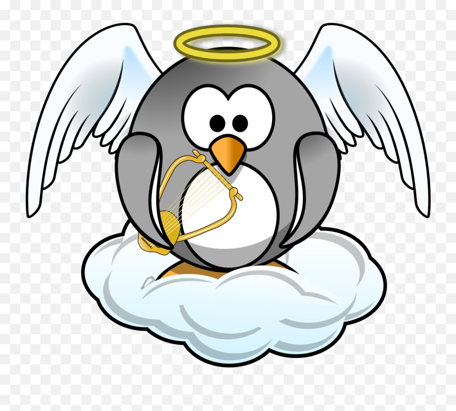 Heavenly Penguin Png Svg Clip Art For Web - Download Clip Angel Penguin Emoji,Chris Chan Emojis