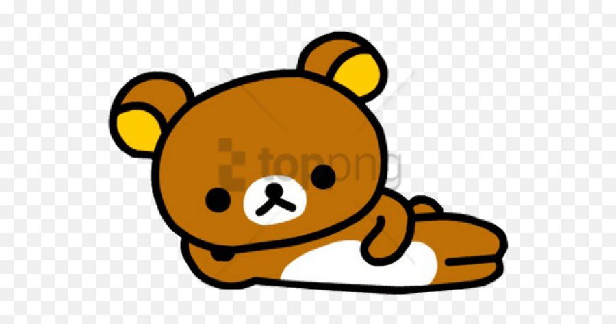Free Png Rilakumma Lying Down Png Image - Rilakkuma Design Emoji,Lying Down Emoji