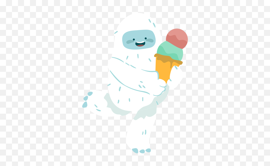 Feliz Helado De Yeti - Descargar Pngsvg Transparente Fictional Character Emoji,Helado Emoji