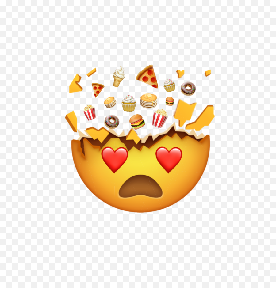 Loveit Emoji Food Boom Sticker - Emojis De Iphone Explosion,Boom Emoji