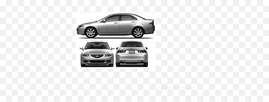 2005 Acura Tsx Sedan In Ai Pdf Png Svg - 2006 Acura Tsx Outline Emoji,Acura Tl Type S Work Emotion