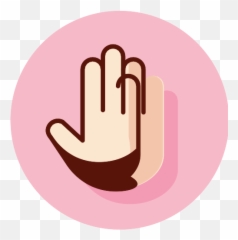 Pink Shaka Vector Svg Icon - Sign Language Emoji,Two Fingers Emoticon Circle