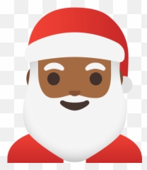 Medium - Santa Claus Emoji,The Standard Collection Of Emojis Santa