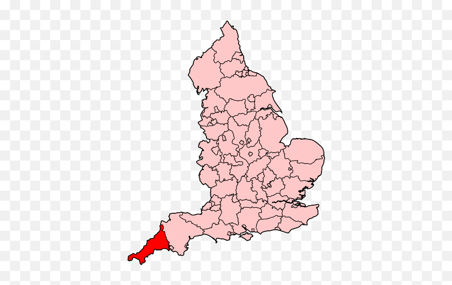 Outline Of Cornwall Owlapps - Westbury On Map Of Uk Emoji,Emoticons Engcivil