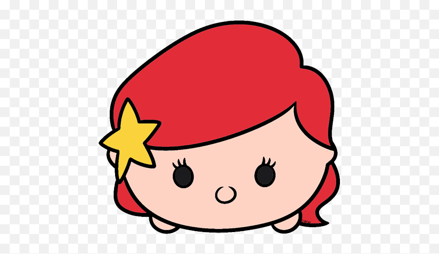 Tsumtsum Tsum Ariel Disney Sticker - Happy Emoji,Tsum Tsum Emoji