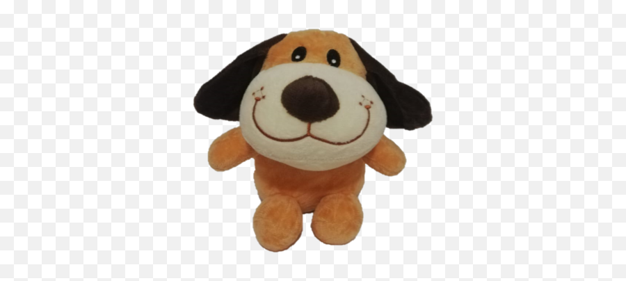 Peluche Perro Orejas Negras - Soft Emoji,Peluches De Emojis Colombia