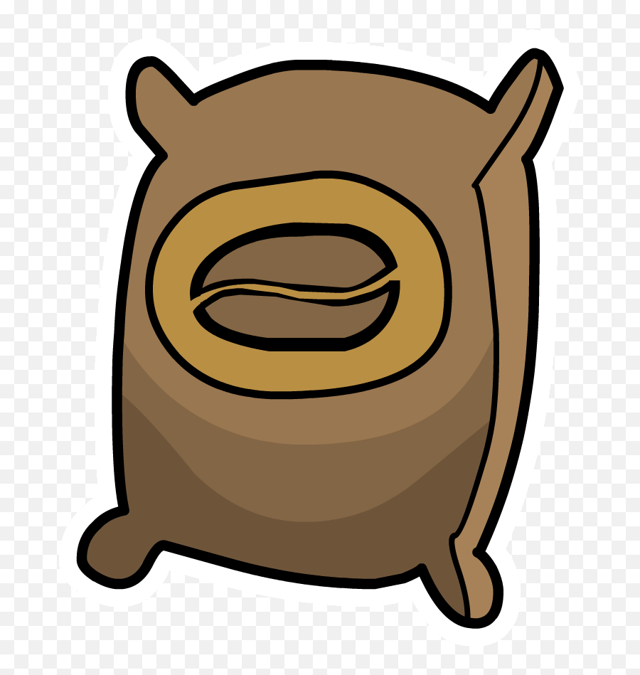 Bean Bag Pin - Coffee Bean Bag Club Penguin Emoji,Emoji Beanbag