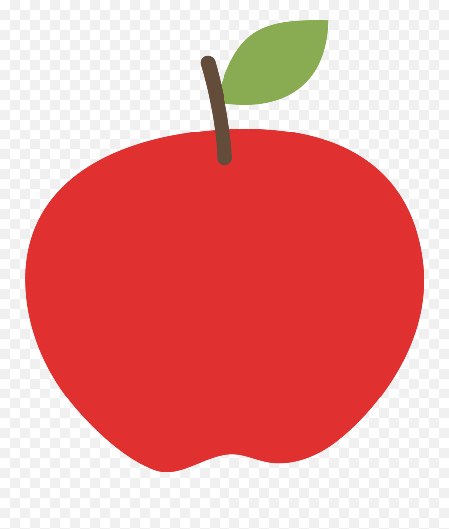 Red Apple Svg Cut File - Apple Fruit Emoji,Can I Remove Apples Emojis?