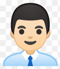 Man Office Worker Emoji Clipart - Bräutigam Emoji,Lawyer Emoji