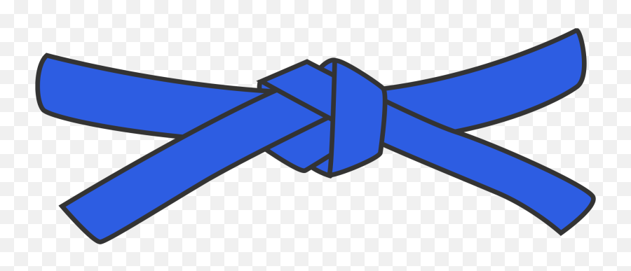 Taekwondo Belt Cliparts - Martial Arts Blue Belt Png Red Karate Belt Clipart Emoji,Panties Emoji