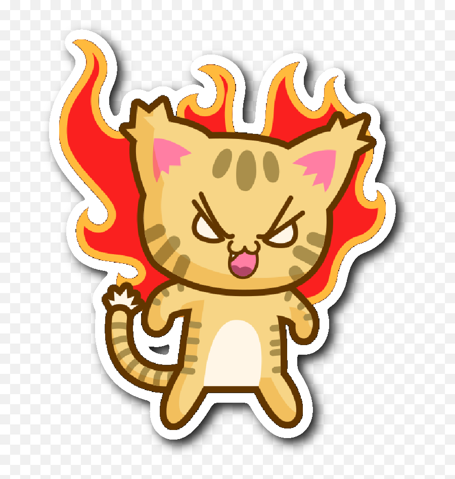 Cute Cat Stickers Series - Vector Graphics Clipart Full Emoji,Adorable Cat Emojis