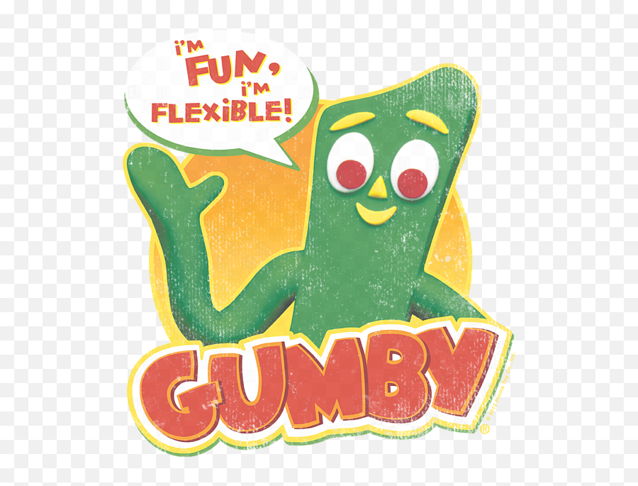 Gumby - Fun And Flexible Kids Tshirt Emoji,Bendable Emoticons