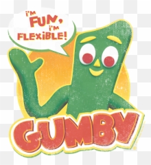 Gumby - Fun And Flexible Kids Tshirt Emoji,Bendable Emoticons