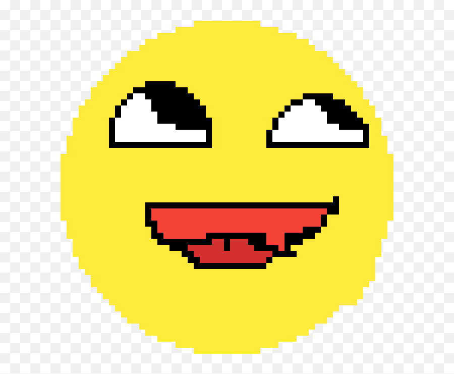 Pixilart - Epic Face Two Point Oh By Speekpeet Emoji,Oh Face Emoticon