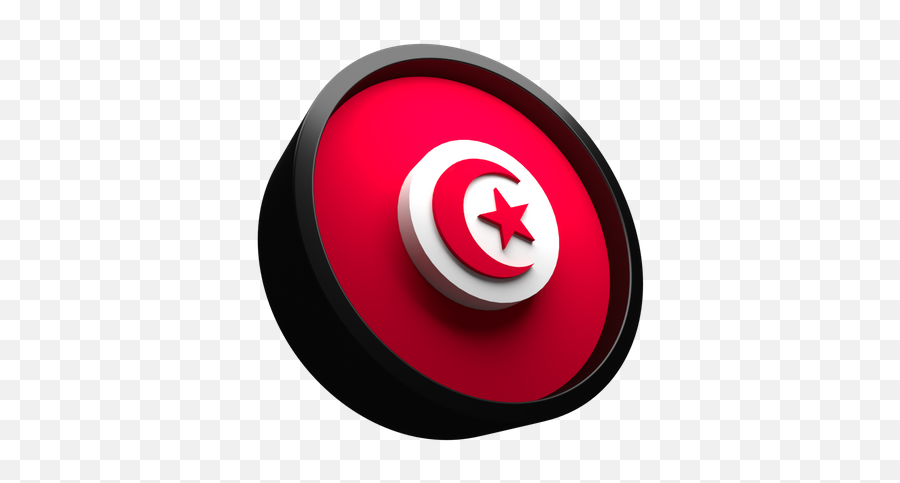 Premium Tunisia Flag Flag 3d Illustration Download In Png Emoji,German Flag Emoji That Works For Discord