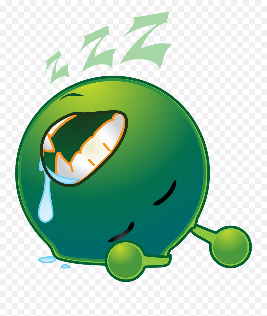 Smiley Green Alien Deep Sleep Clipart Free Download - Sleepy Smiley Emoji,Sleep Emoji Transparent