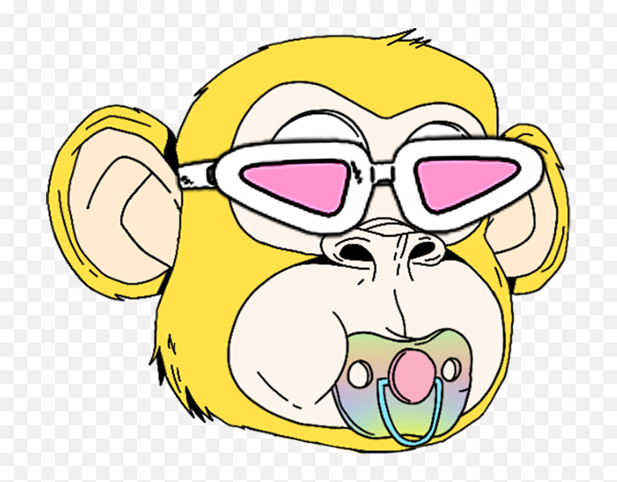 Baby Ape Daycare Emoji,Glasses Lips Emoji Meaning