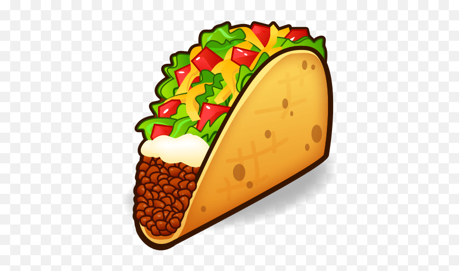 Taco Id 12569 Emojicouk - Transparent Background Taco Clipart,Food Emoji