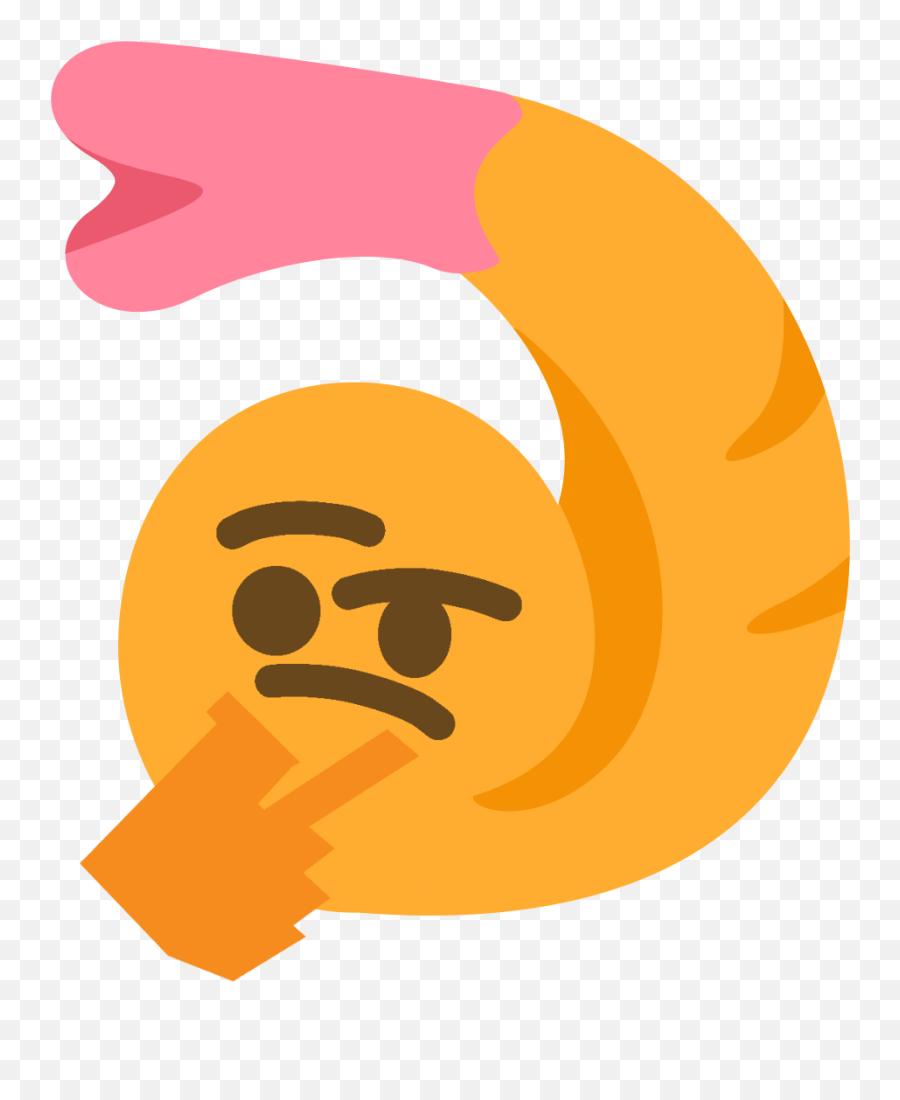 Thonkangshrimp - Discord Emoji Fried Shrimp Discord Emoji,Thonk Emoji