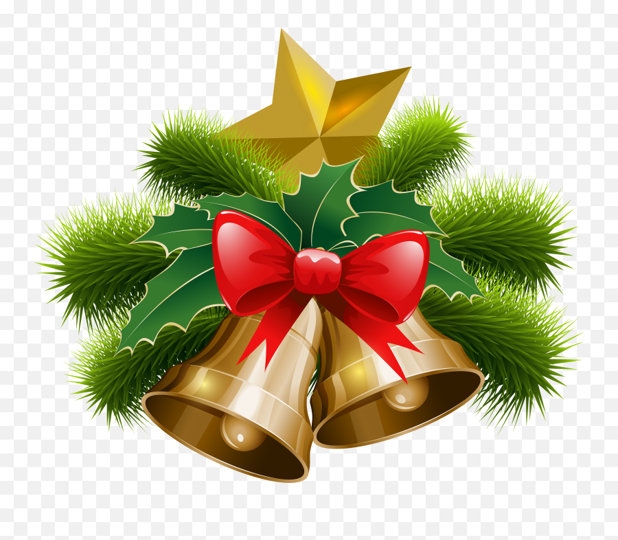 Christmas Bells Christmas Bows - Bow Christmas Ribbon Png Emoji,Christmas Emoticons