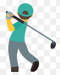 Man Who Plays Golf To Copy Paste - Golf Emoji,Shotgun Emoji