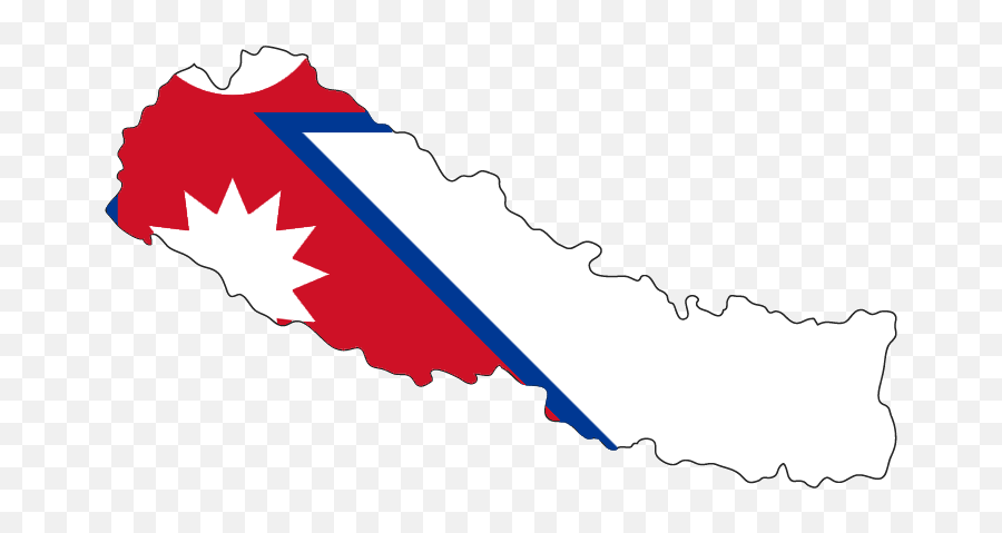 Fileflag - Mapofnepalpng Wikimedia Commons Flag Map Flag Map Of Nepal Emoji,Croatia Flag Emoji