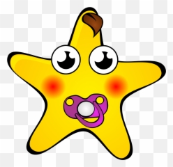 Clipart Stars Night Sky Clipart Stars Night Sky Transparent - Cute Cartoon Baby Star Emoji,Night With Stars Emoji