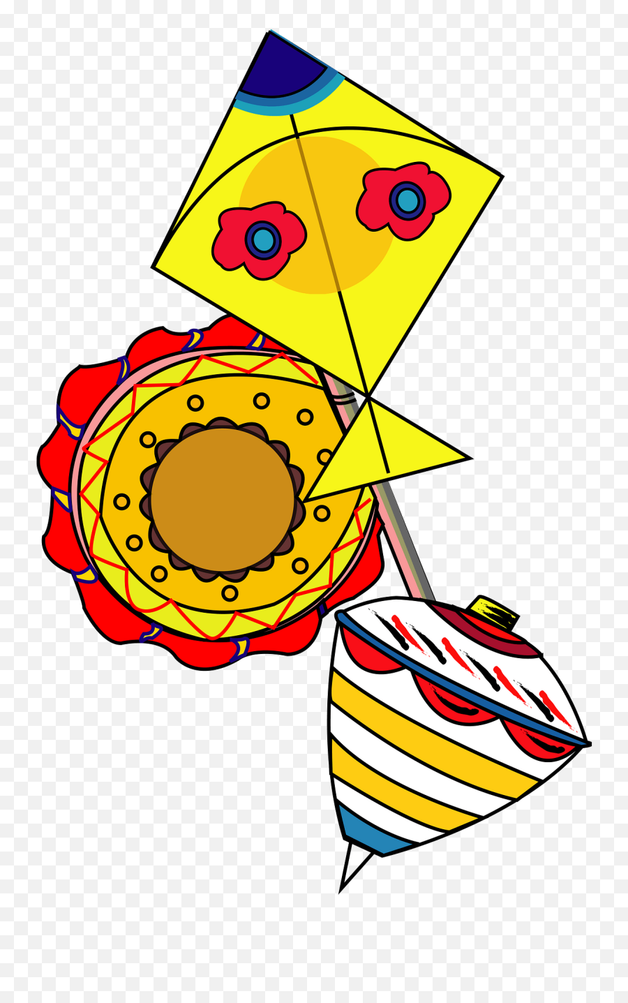 Kites Clipart - Clip Art Emoji,Kite Emoji