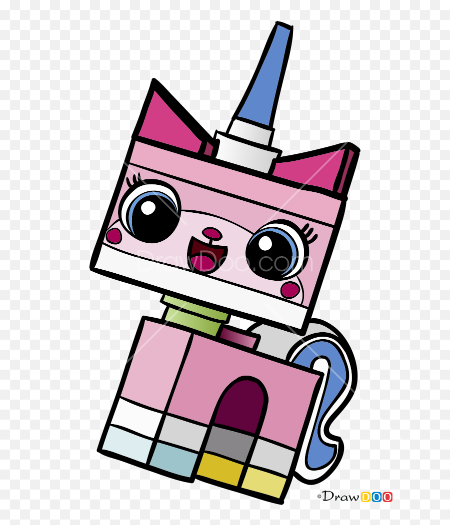 How To Draw Uni - Dot Emoji,Unikitty Hiding Emotions