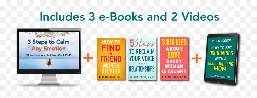 Claim Your Yes Relationship Bundle - Alison Cook Phd View Map Button Emoji,Calm Emotion