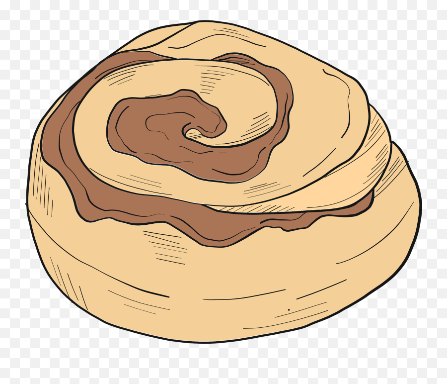 Cinnamon Roll Clipart - Dish Emoji,Cinnamon Emoji