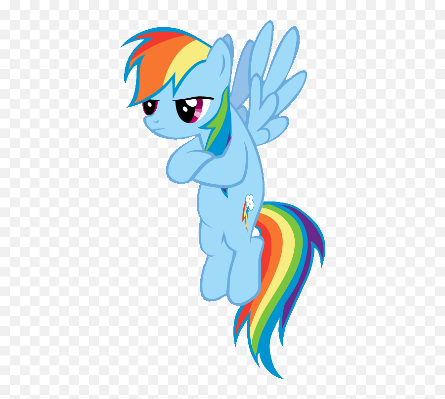 957480 - Animated Disappointed Flying Hover Rainbow Dash Disappointed Gif No Background Emoji,