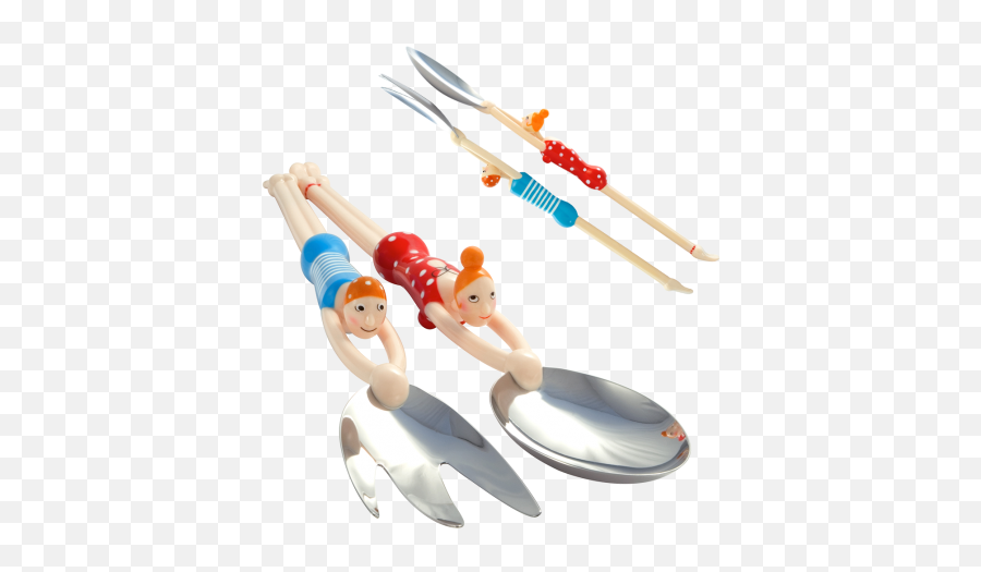 Salad Servers Design Original - Couvert A Salade Pylone Emoji,Spoons Emotion