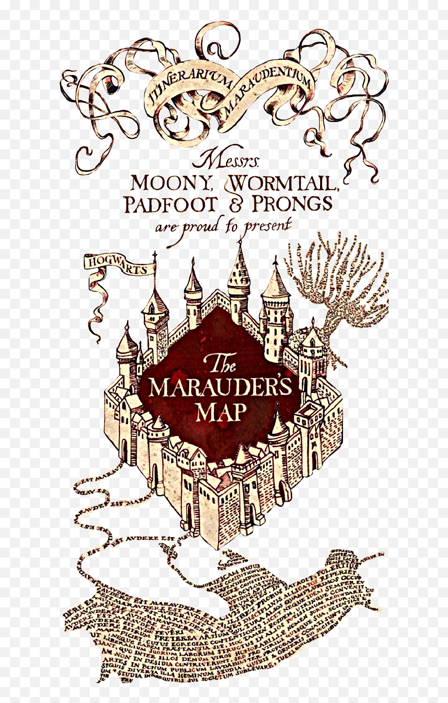 Rumtreiber Sticker - Devant De La Carte Du Maraudeur Emoji,Marauders Map Emojis