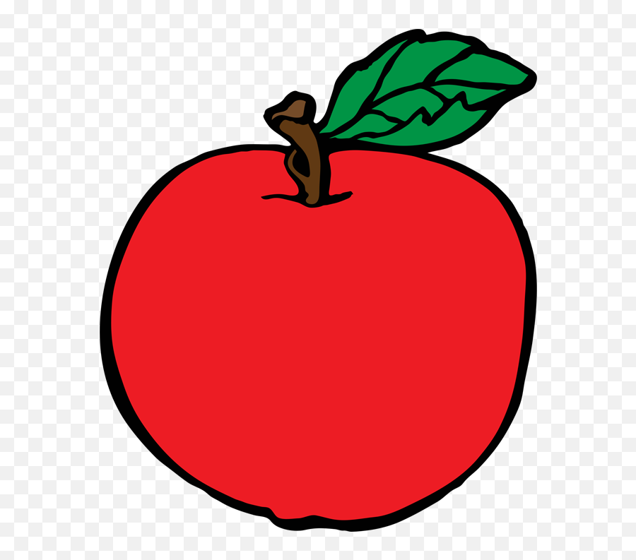 Apple Fruit Free Clipart Names A With - Apple Clip Art Emoji,Apple Fruit Emoji