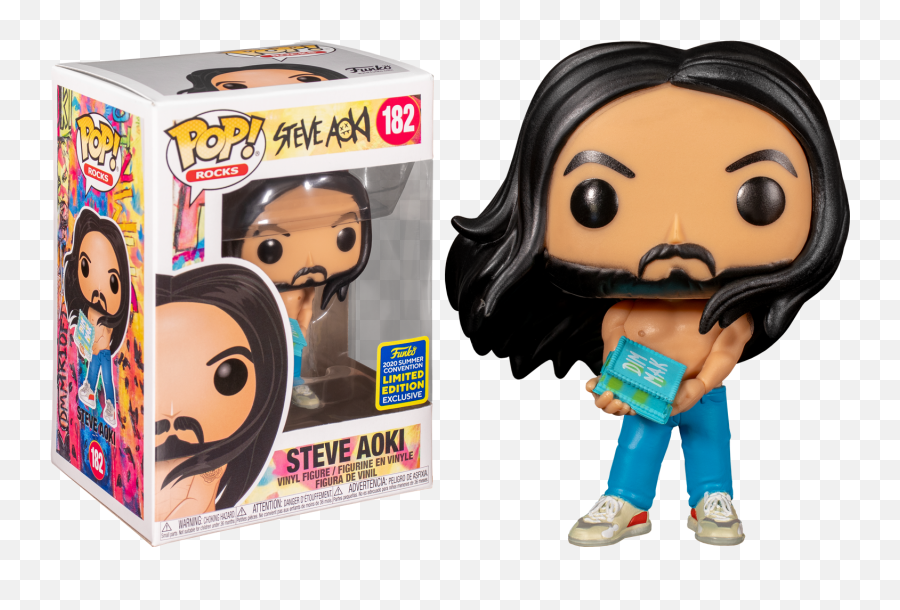 Bobbleheads Rocks Steve Aoki With Cake Steve Aoki Funko Pop - Steve Aoki Pop Emoji,Funko Marvel Emojis