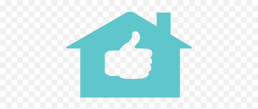 Thumbs Up House Icon - Transparent Png U0026 Svg Vector File House Thumbs Up Icon Emoji,Facebook Emoticons Big Thumbs Up