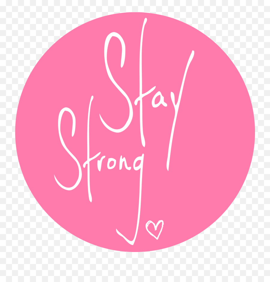 Keep Fighting - Stay Strong Pink Color Emoji,Strong Emotion Quotes