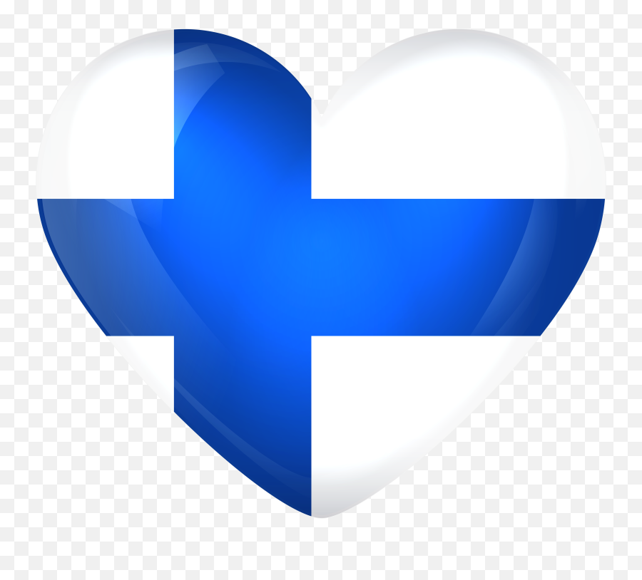 Finland Large Heart Flag Gallery Yopriceville High - Finland Vertical Emoji,Hungary Flag Emoji