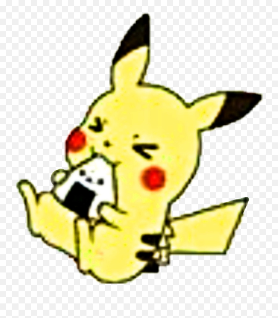 Pikachu Yellow Kawaii Pokemon Cute - Pikachu Pokemon Cute Kawaii Food Emoji,Pikachu Emoji