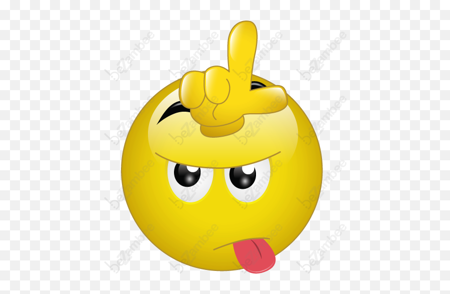 Funny Emoji Emoji Images - Loser Emoji,Tongue Out Emoji