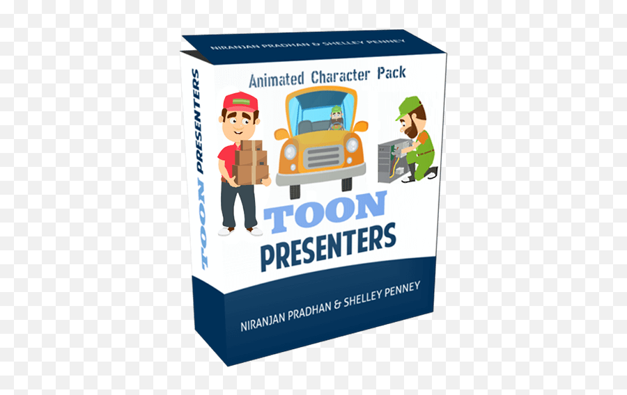 Toon Presenters Animated Characters Pack Review - Honest Review Deliveryman Emoji,Animated Character With Emotions For Youtube